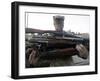 A Marine Readies 80 Pounds of Enemy Rifles Seized August 6-Stocktrek Images-Framed Photographic Print