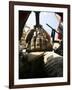 A Marine Rocks His M-2 50-Caliber Machine Gun at Camp Fallujah's Eagle Range-Stocktrek Images-Framed Photographic Print