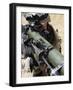 A Marine Using the Shoulder-Launched Multi-Purpose Assault Weapon-Stocktrek Images-Framed Photographic Print