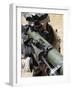 A Marine Using the Shoulder-Launched Multi-Purpose Assault Weapon-Stocktrek Images-Framed Photographic Print