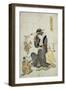 A Marionette Play' (From the Series 'Children's Amusement), C1806-C1823-Katsukawa Shunsen-Framed Giclee Print