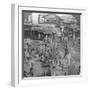 A Market in Ahmedabad, India, 1902-BL Singley-Framed Photographic Print