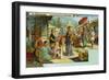 A Market in Burma-null-Framed Giclee Print