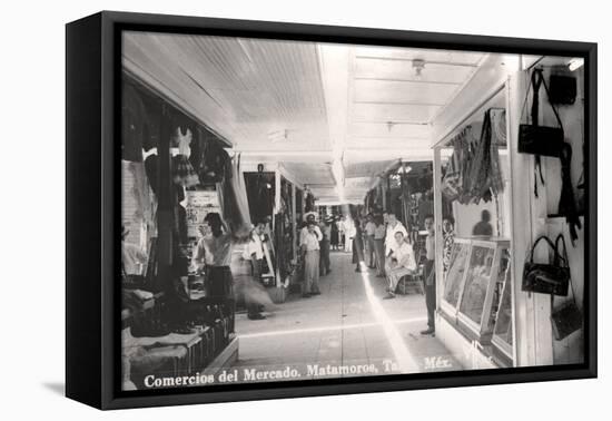 A Market in Matamoros, Mexico, C1900s-null-Framed Stretched Canvas