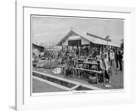 A Market in Singapore-null-Framed Photographic Print