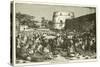 A Market Scene at Sofala in 1505-null-Stretched Canvas