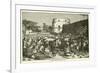 A Market Scene at Sofala in 1505-null-Framed Premium Giclee Print