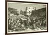 A Market Scene at Sofala in 1505-null-Framed Giclee Print