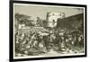 A Market Scene at Sofala in 1505-null-Framed Giclee Print