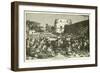 A Market Scene at Sofala in 1505-null-Framed Giclee Print