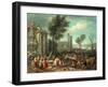 A Market Scene with Many Figures-Elisabeth Seldron-Framed Giclee Print