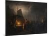 A Market Square at Night, Brussels, 1870-Petrus van Schendel-Mounted Giclee Print