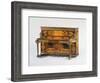 A Marquetry and Parquetry-Inlaid Upright Piano, 1881-French School-Framed Giclee Print