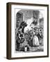 A Marriage Ceremony in Fleet Prison During the Reign of George Ii, 19th Century-C Sheeres-Framed Giclee Print