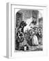 A Marriage Ceremony in Fleet Prison During the Reign of George Ii, 19th Century-C Sheeres-Framed Giclee Print