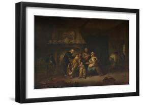 A Married Sailors Return, c1800-Julius Caesar Ibbetson-Framed Giclee Print
