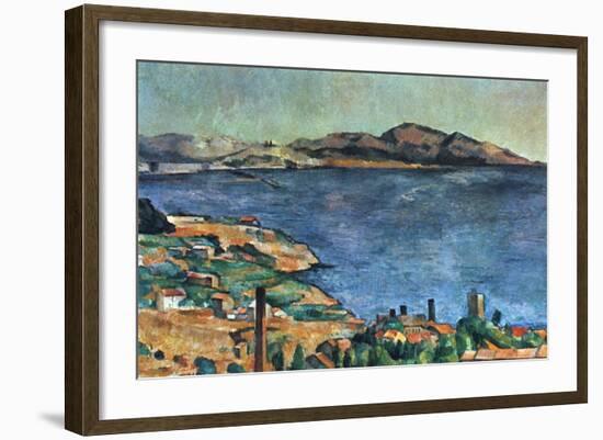 A Marseille, 1883-1885-Paul Cézanne-Framed Giclee Print