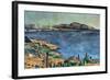 A Marseille, 1883-1885-Paul Cézanne-Framed Giclee Print