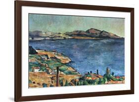 A Marseille, 1883-1885-Paul Cézanne-Framed Giclee Print