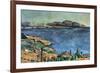 A Marseille, 1883-1885-Paul Cézanne-Framed Giclee Print