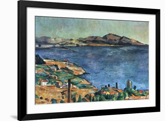 A Marseille, 1883-1885-Paul Cézanne-Framed Giclee Print