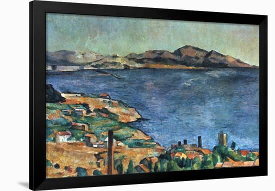 A Marseille, 1883-1885-Paul Cézanne-Framed Giclee Print