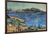 A Marseille, 1883-1885-Paul Cézanne-Framed Giclee Print