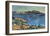 A Marseille, 1883-1885-Paul Cézanne-Framed Premium Giclee Print