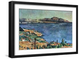 A Marseille, 1883-1885-Paul Cézanne-Framed Premium Giclee Print
