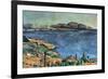 A Marseille, 1883-1885-Paul Cézanne-Framed Premium Giclee Print