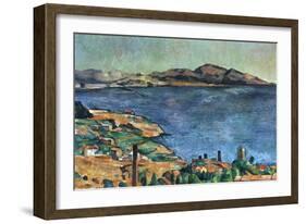 A Marseille, 1883-1885-Paul Cézanne-Framed Giclee Print