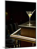 A Martini with an Olive on a Bar-Alexandre Oliveira-Mounted Photographic Print