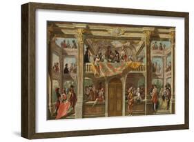 A Masked Ball in Bohemia, c.1748-Austrian School-Framed Giclee Print