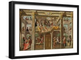 A Masked Ball in Bohemia, c.1748-Austrian School-Framed Giclee Print