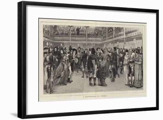 A Masquerade on Wheels-William Ralston-Framed Giclee Print