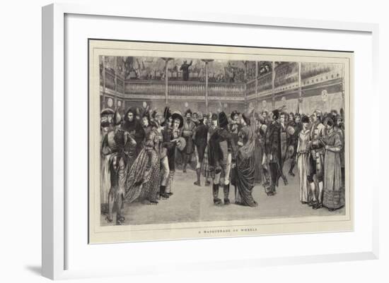 A Masquerade on Wheels-William Ralston-Framed Giclee Print