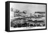 A Mass Meeting Outside Fort Vigilant, Sacramento, California, 1856-Britton & Rey-Framed Stretched Canvas