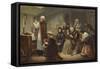 A Mass under the Terror, France, 1790S-null-Framed Stretched Canvas