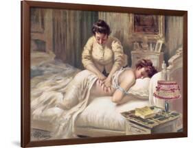 A Massage Session-Albert Guillaume-Framed Giclee Print