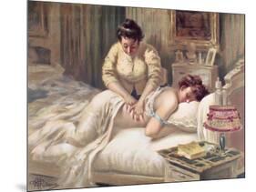 A Massage Session-Albert Guillaume-Mounted Giclee Print