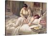 A Massage Session-Albert Guillaume-Stretched Canvas