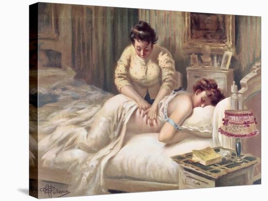 A Massage Session-Albert Guillaume-Stretched Canvas