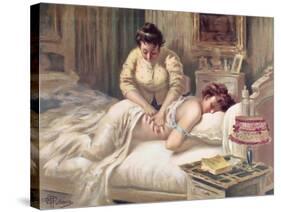 A Massage Session-Albert Guillaume-Stretched Canvas
