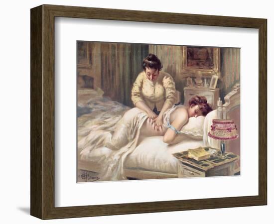 A Massage Session-Albert Guillaume-Framed Giclee Print