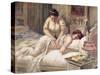 A Massage Session-Albert Guillaume-Stretched Canvas