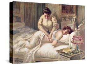 A Massage Session-Albert Guillaume-Stretched Canvas