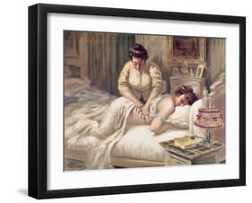 A Massage Session-Albert Guillaume-Framed Giclee Print