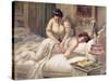 A Massage Session-Albert Guillaume-Stretched Canvas