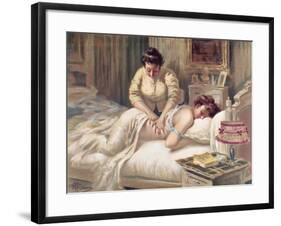 A Massage Session-Albert Guillaume-Framed Giclee Print