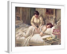 A Massage Session-Albert Guillaume-Framed Giclee Print